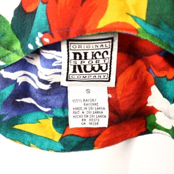 Vintage Hawaiian Shirt Original Russ Sports Company Short Sleeve Sz Sm - Hey Viv - Picture 4 of 6